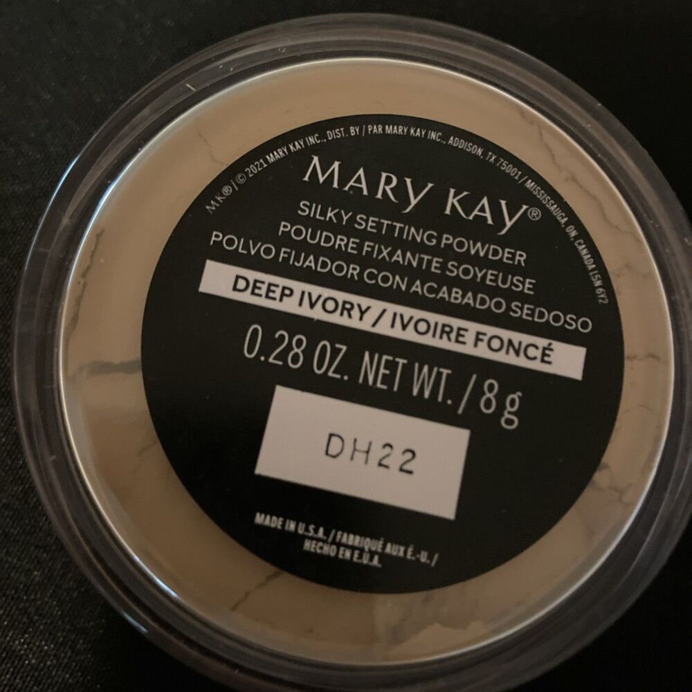 Mary Kay Silky Setting Powder Deep Ivory New In Box - Picture 2 of 3
